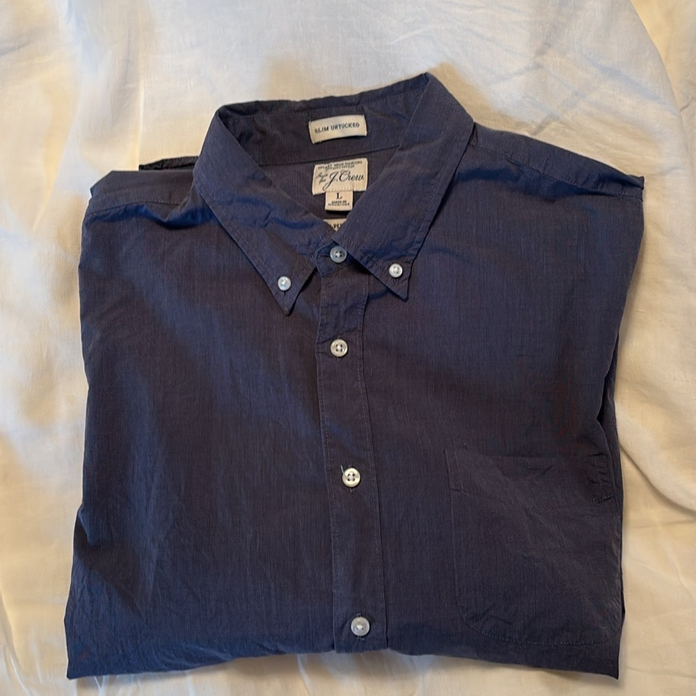 J crew Casual Untuck Button Up